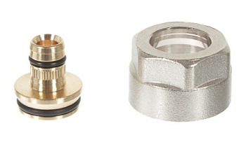 Соединение резьбозажимное flex/pink+ 16x2,2xG3/4 с евроконусом (никель)